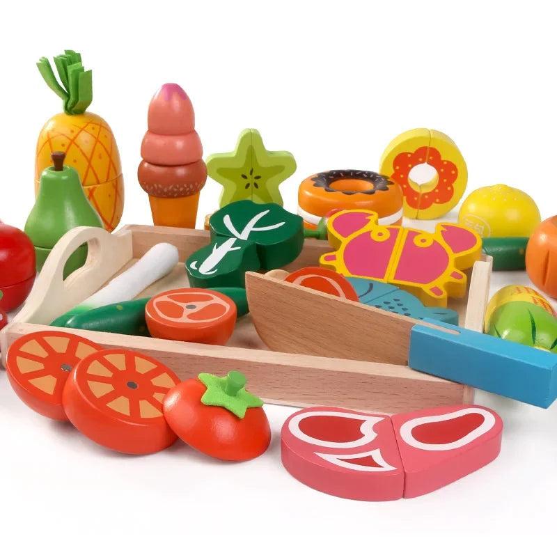 MiniChef – Leuk & Creatief – Houten Magnetische Keuken Speelset