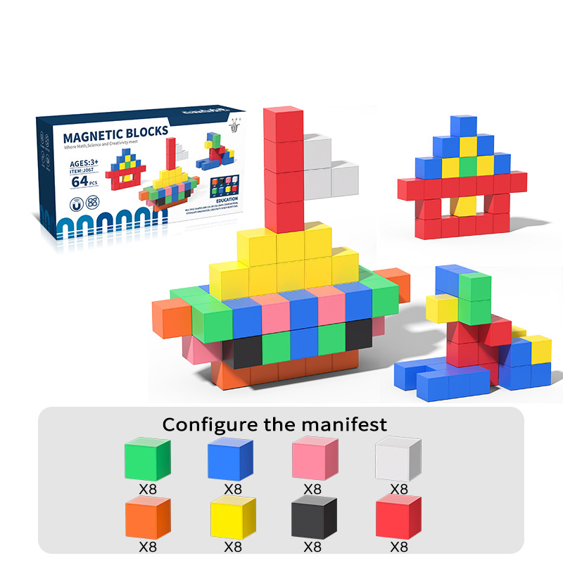 Magnet Toys – Leren & Bouwen – Magnetische Bouwblokken