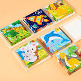 CubePuzzle – Leuk & Educatief – 3D Houten Blokken Puzzel