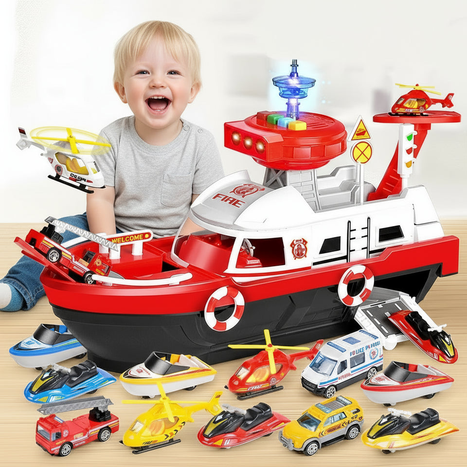 PlayHarbor – Muzikaal & Interactief – Speelgoed Boot met Licht & Geluid