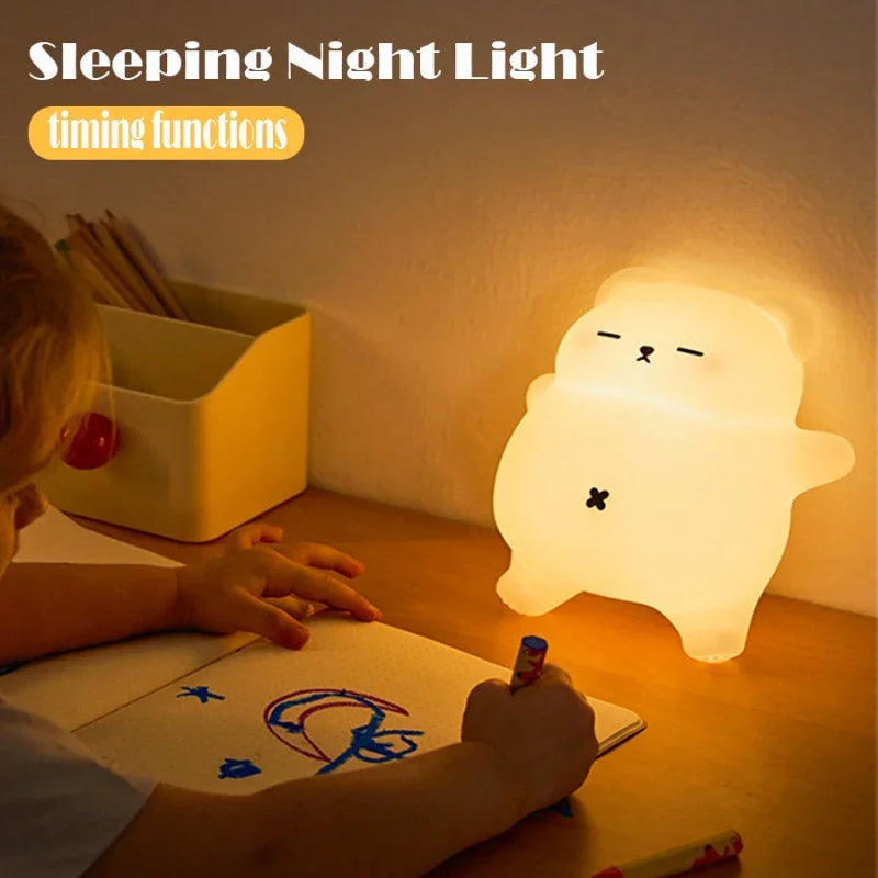 LumiBear – Schattig & Kalmerend – Slaaplamp met Zacht Licht