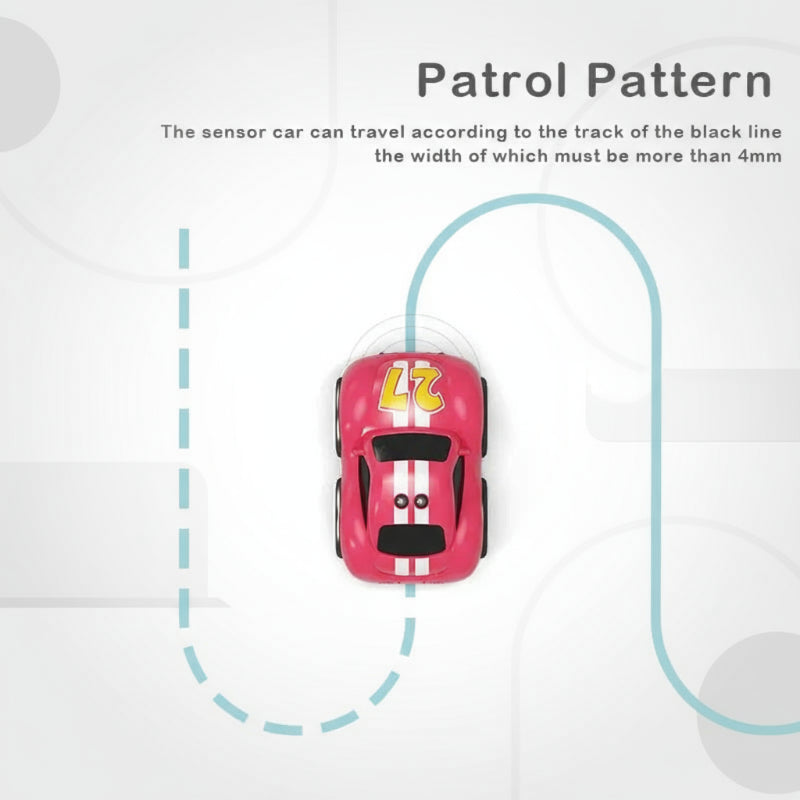 TinyRacer – Tekenplezier & Slim Rijden – Autonome Cartoon Auto