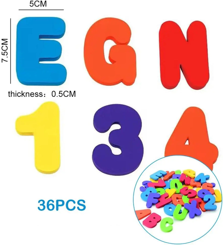 Colorful Bathing Letters™ - Leerzaam & Leuk - Kleurrijke Badletters