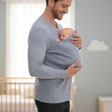 Kangaroo Pocket Shirt – Comfort & Handig – T-shirt Babydrager voor mannen