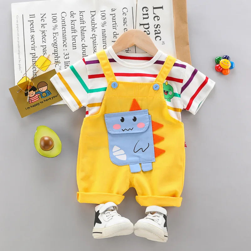 Mini Fashion™ - Dino Overal - Kinderoutfit