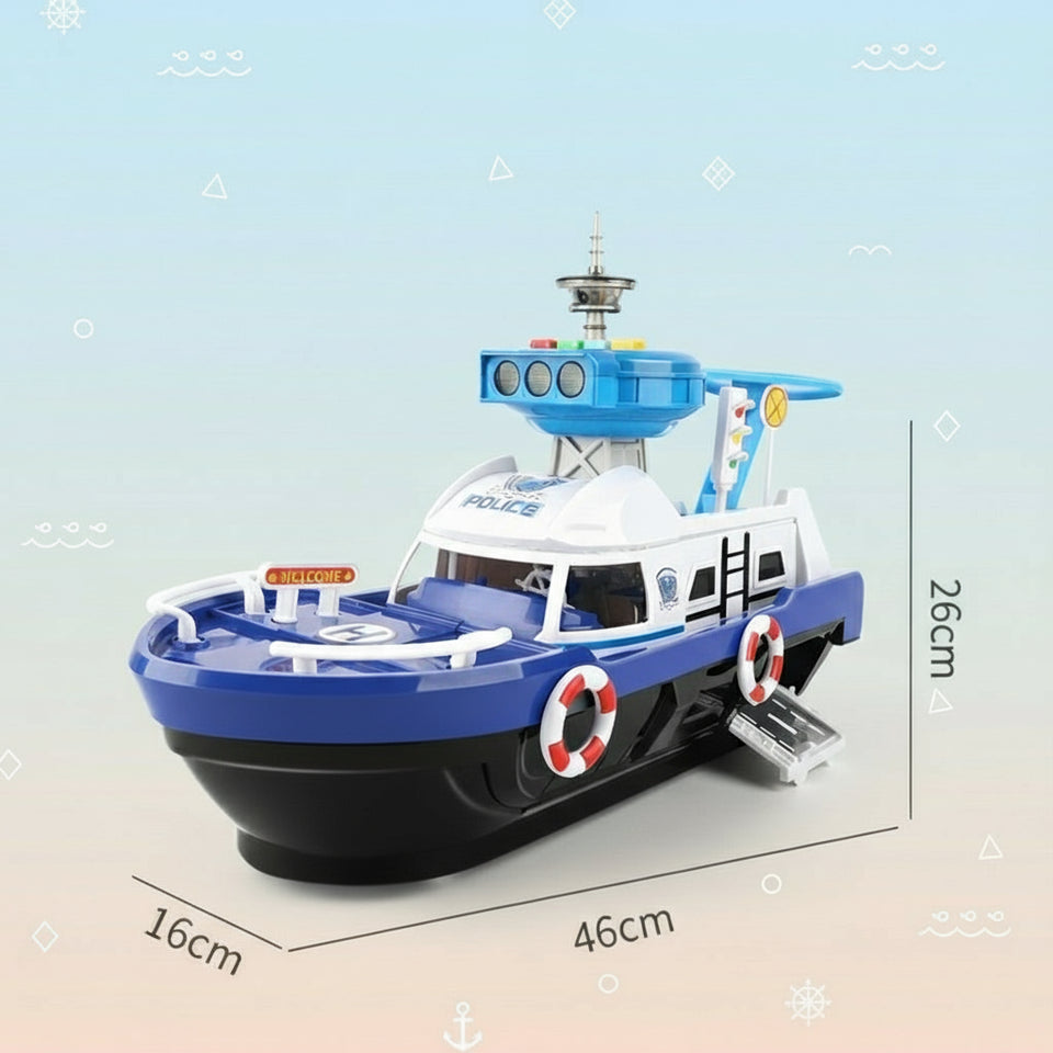 PlayHarbor – Muzikaal & Interactief – Speelgoed Boot met Licht & Geluid