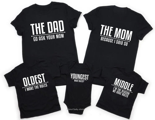 Mini Fashion™ - Leuk Voor Heel Het Gezin - Familie T-shirt