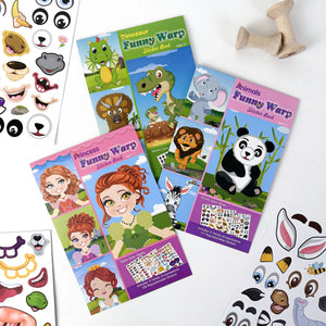 Funny Faces™ – Dierenpret & Plakplezier – Herbruikbaar Stickerboek