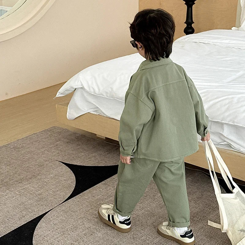 Boys Fashion – Trendy & Comfort – Cargo Set Jongens