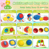 BusyCube – Slim & Speels – Montessori Fidget Kubus 10-in-1