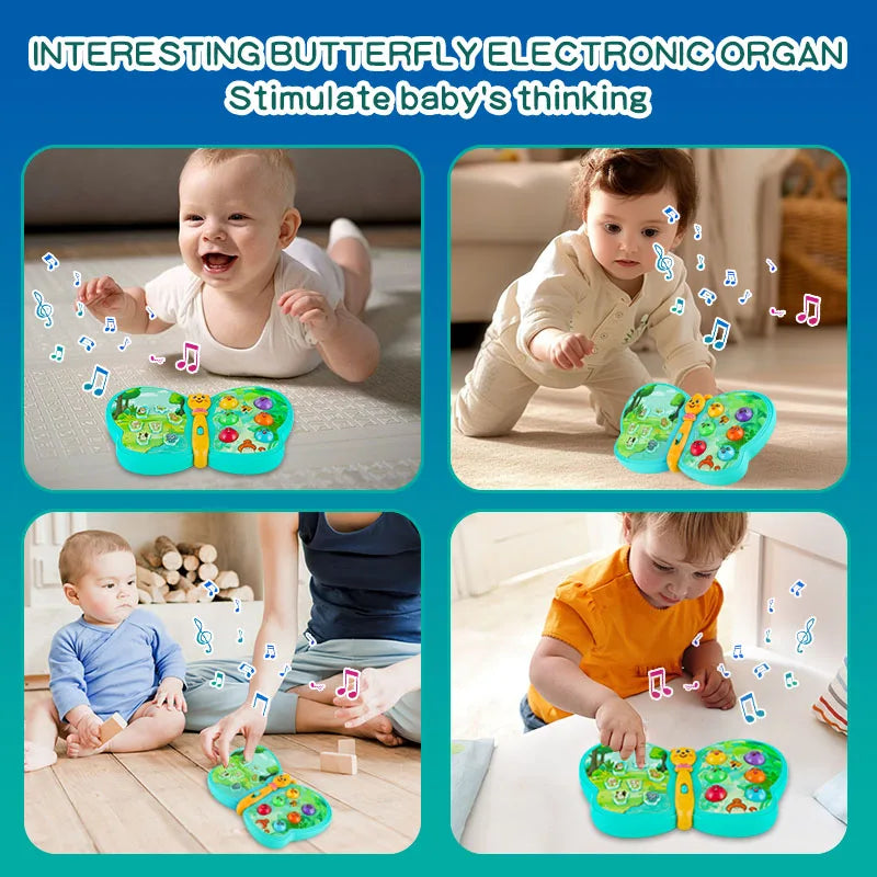Musical Butterfly™ - Vrolijke Vlinderspeeltijd - Interactief Speelgoed