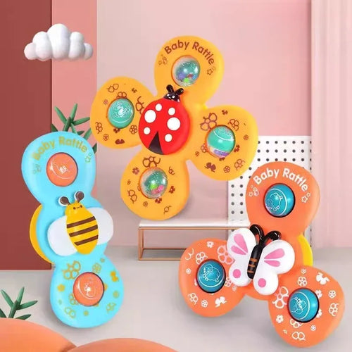 Bath Spinner Set™ - In bad of de auto - Zuigsnap Spinners