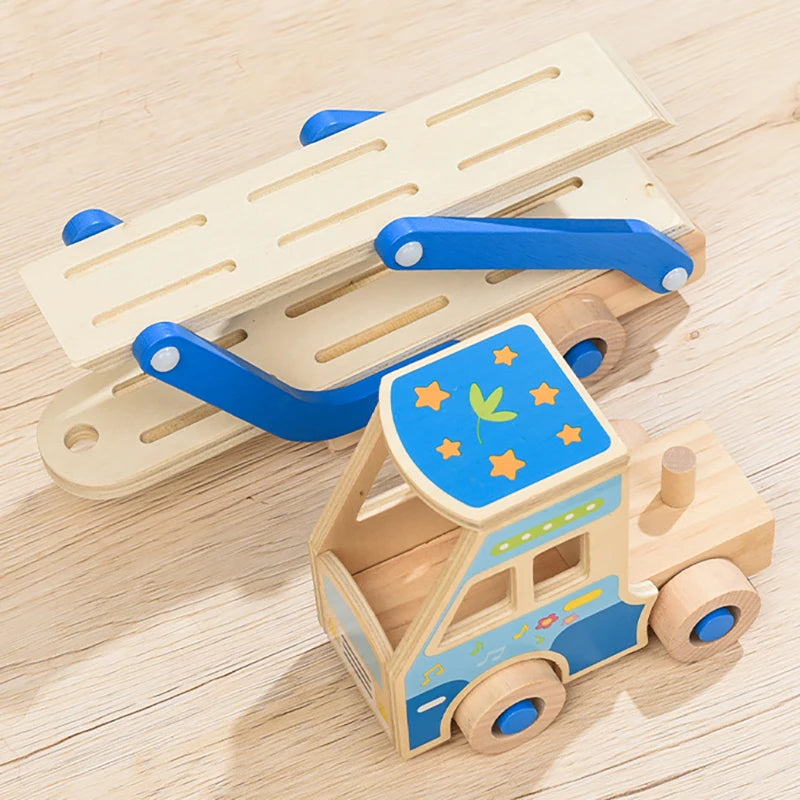 CargoMatch – Creatief & Educatief – Houten vrachtwagen