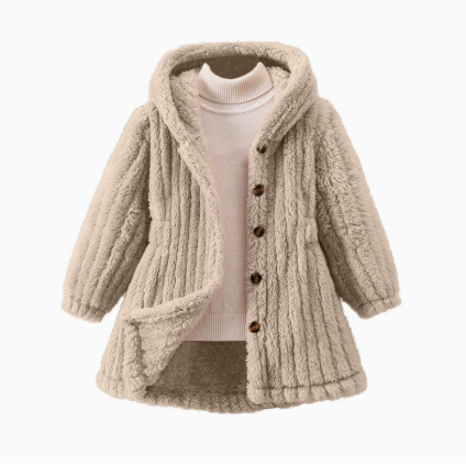 Mini Fashion™ - Zachte Fleece Binnenvoering voor Meisjes - Winterjas