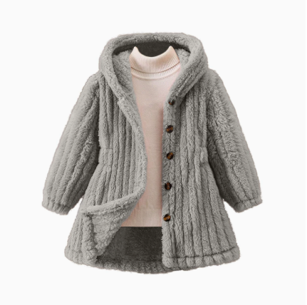 Mini Fashion™ - Zachte Fleece Binnenvoering voor Meisjes - Winterjas