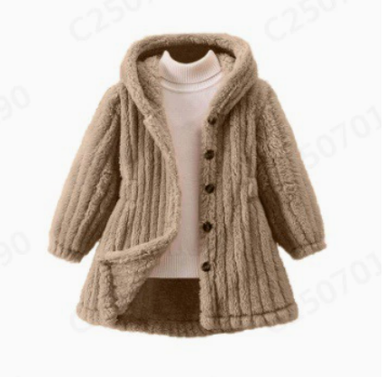 Mini Fashion™ - Zachte Fleece Binnenvoering voor Meisjes - Winterjas