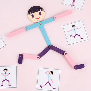 PlayGrow - Spelenderwijs Groeien - Montessori Puzzel Sportman