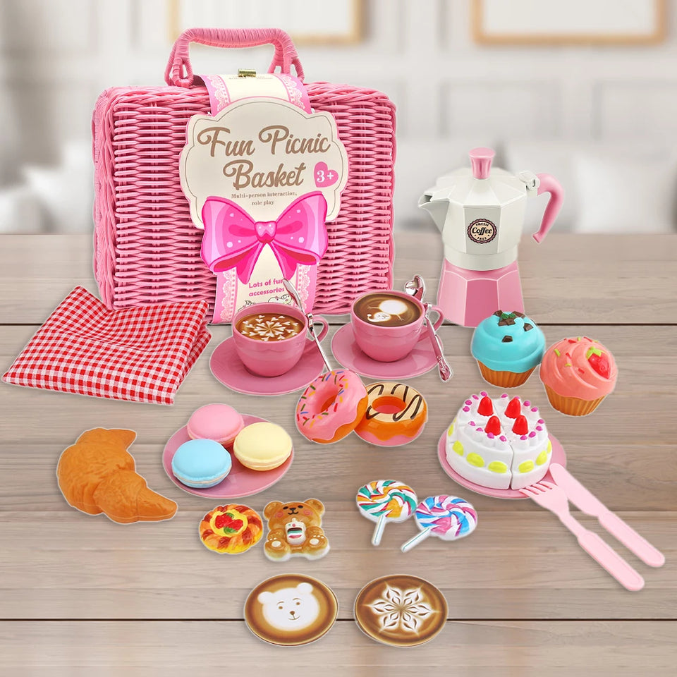 Tea Party Set – Zoet & Chic – Picknick Speelgoed Set