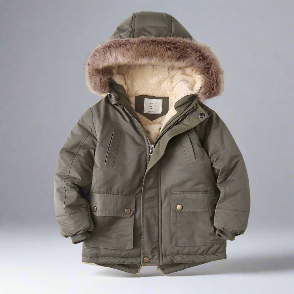 CozyTrend – Elegant & Warm – Parka Winterjas met Bontkraag