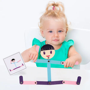 PlayGrow - Spelenderwijs Groeien - Montessori Puzzel Sportman