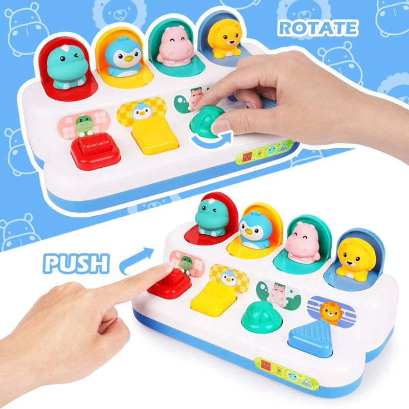 Pop Up Activity Toy – Ontdekken & Leren – Sensorisch Baby Speelgoed