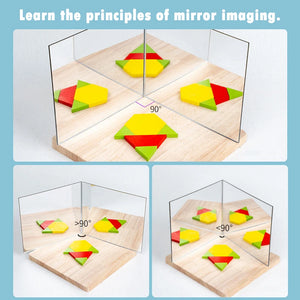 Reflection Play™ – Spiegelen & Leren – Puzzelblokken met spiegel