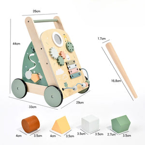 LearnWalker – Creatief & Educatief – Montessori Loopwagen