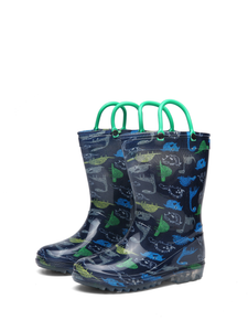 RainySteps – Gemakkelijk & Waterdicht – Regenlaarzen met Print & lus