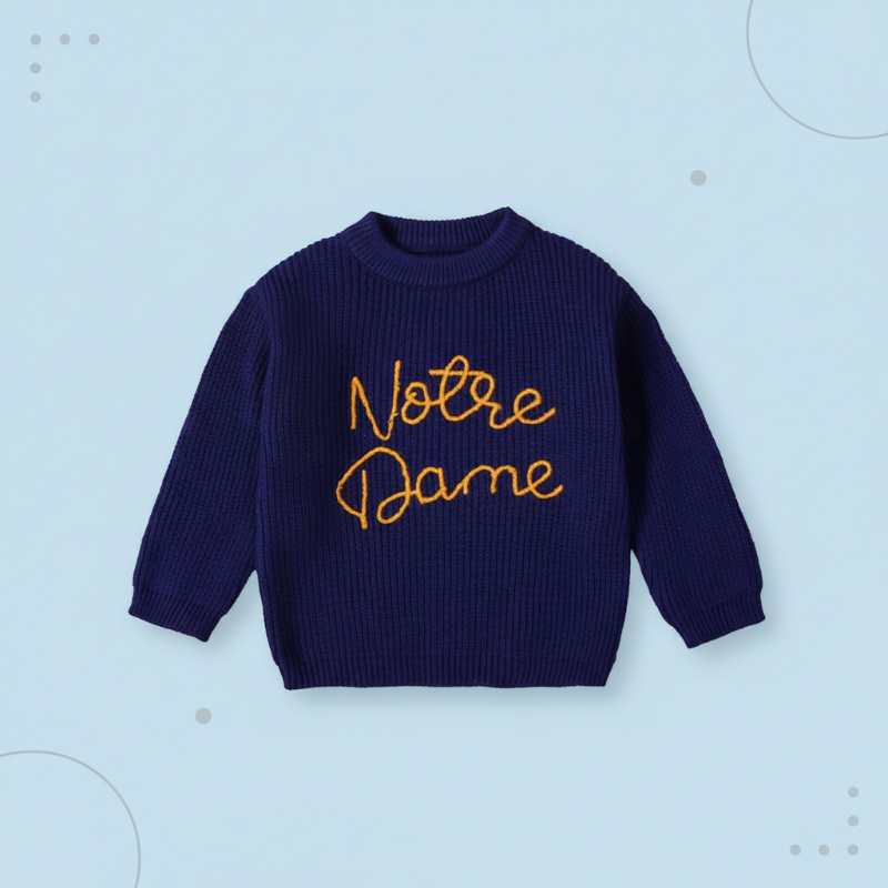 WarmWeave – Comfortabel & Speels – 'Notre Dame' Trui