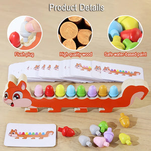 Sensory Color Sticks™ – Kleuren & Dieren – Kleuren Sorteer Spel