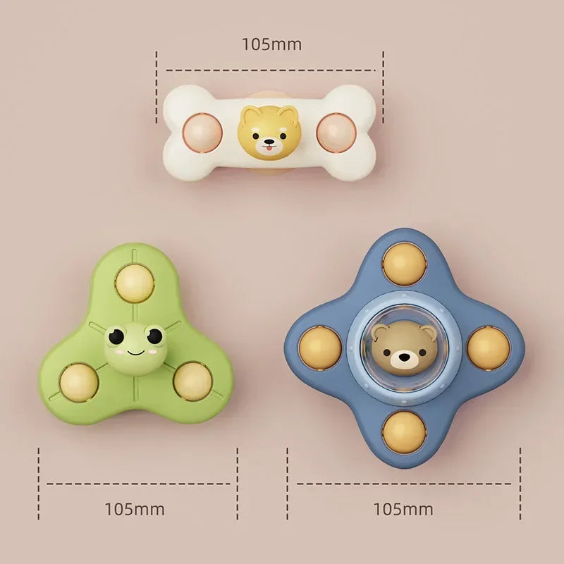 Bath Spinner Toys™ - Leerzaam & Leuk - Fidget Babybad Speeltjes