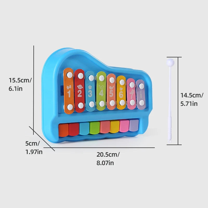Tiny Tunes Set™ – Klankrijke Pret – Xylofoon & Piano voor kinderen