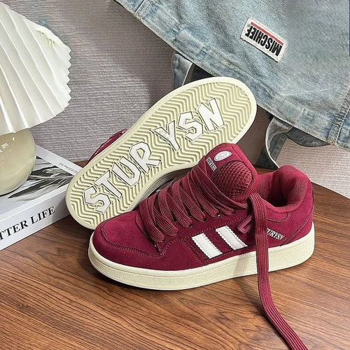 UrbanStep – Trendy & Comfortabel – Bordeauxrood Sneaker