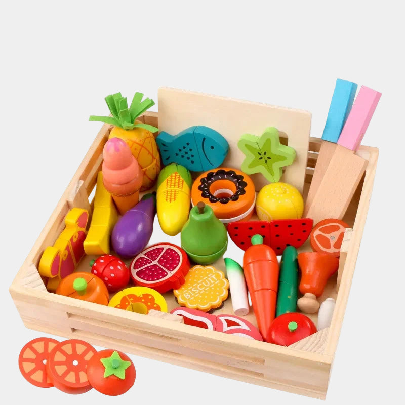 MiniChef – Leuk & Creatief – Houten Magnetische Keuken Speelset