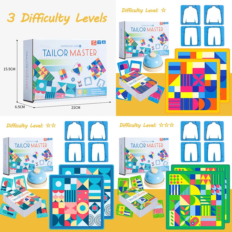 Tailor Master™ – Train hand- en oogcoördinatie – Kleermaker Kaartspel