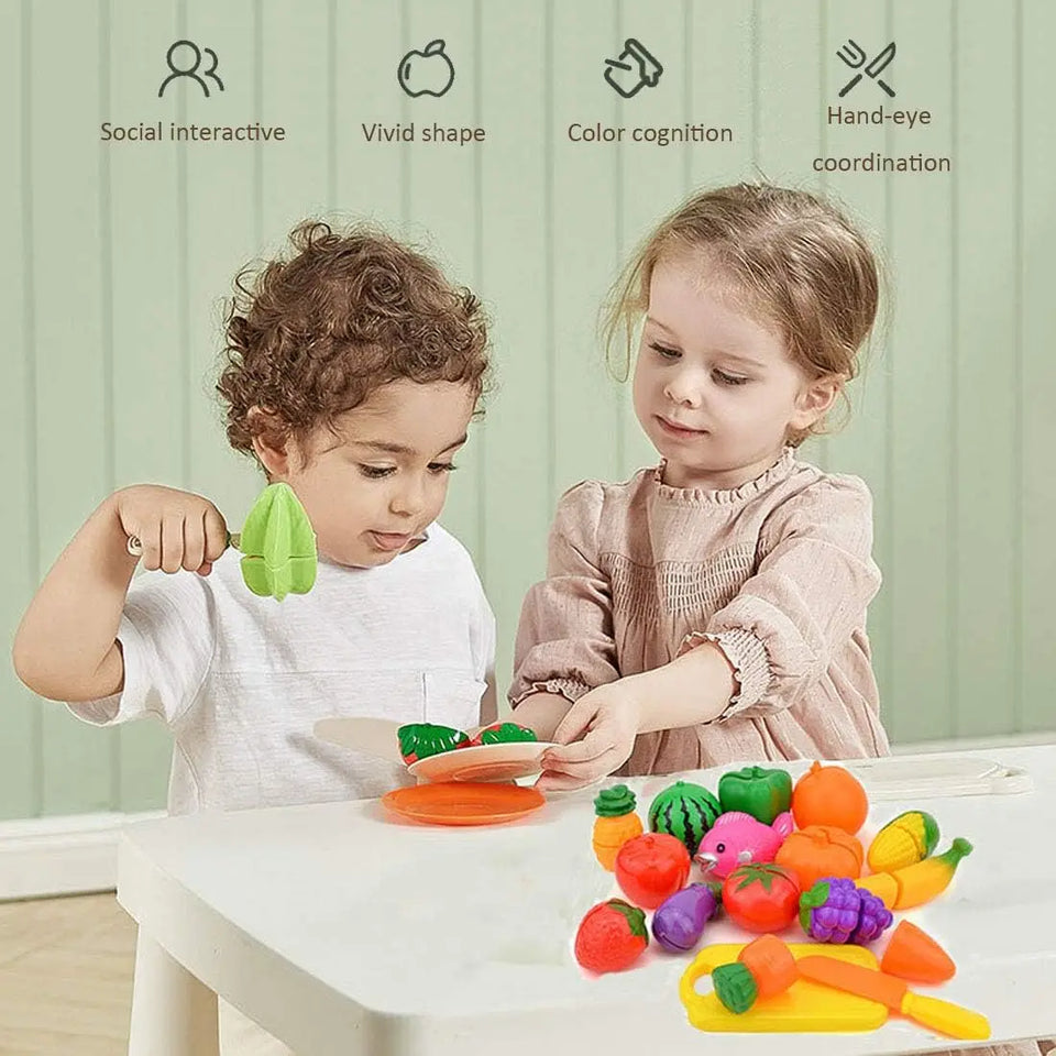 Veggie & Fruit Toys™ - Leuk & Leerzaam - Groente Fruit Speelgoed