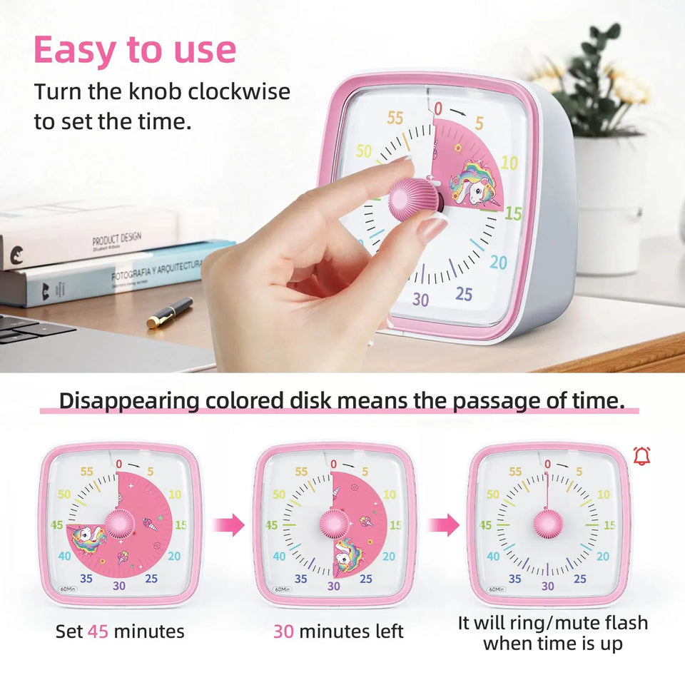 Visual Timer – Kleurig & Kalm – Kinder Timer
