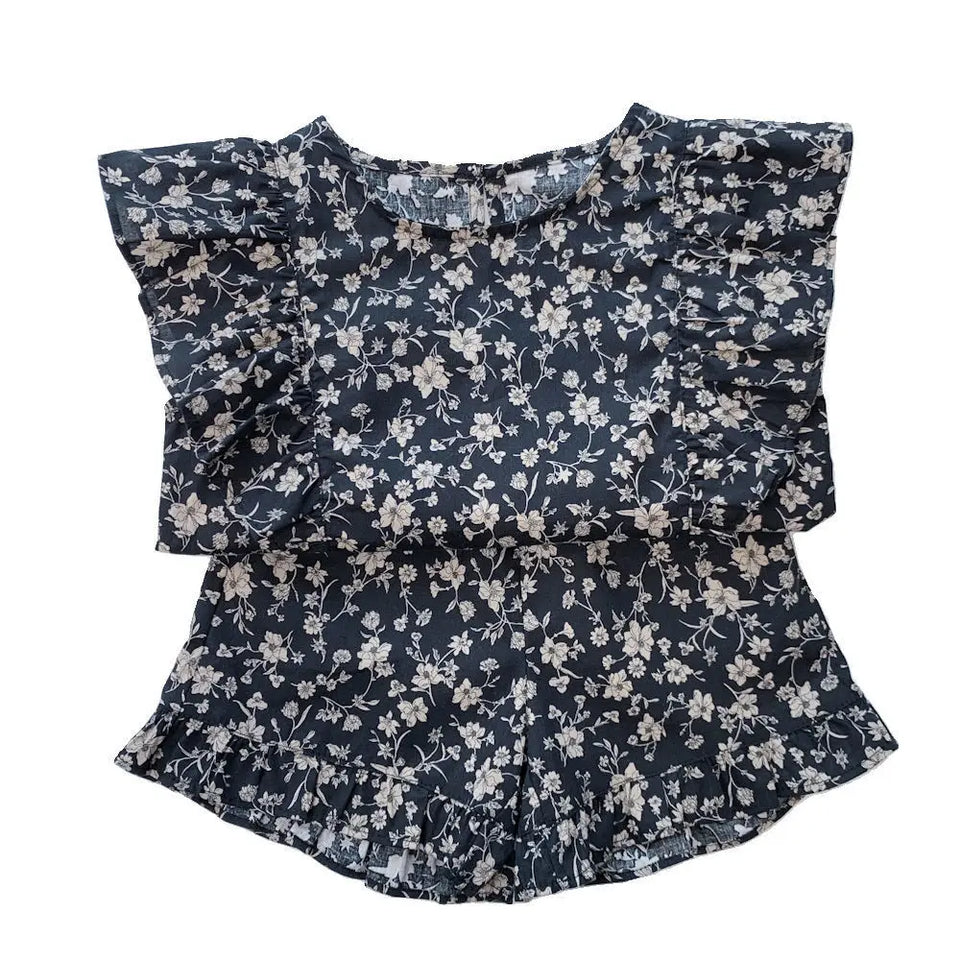 Mini Fashion™ - Bloemengeluk - Kinderjurkje