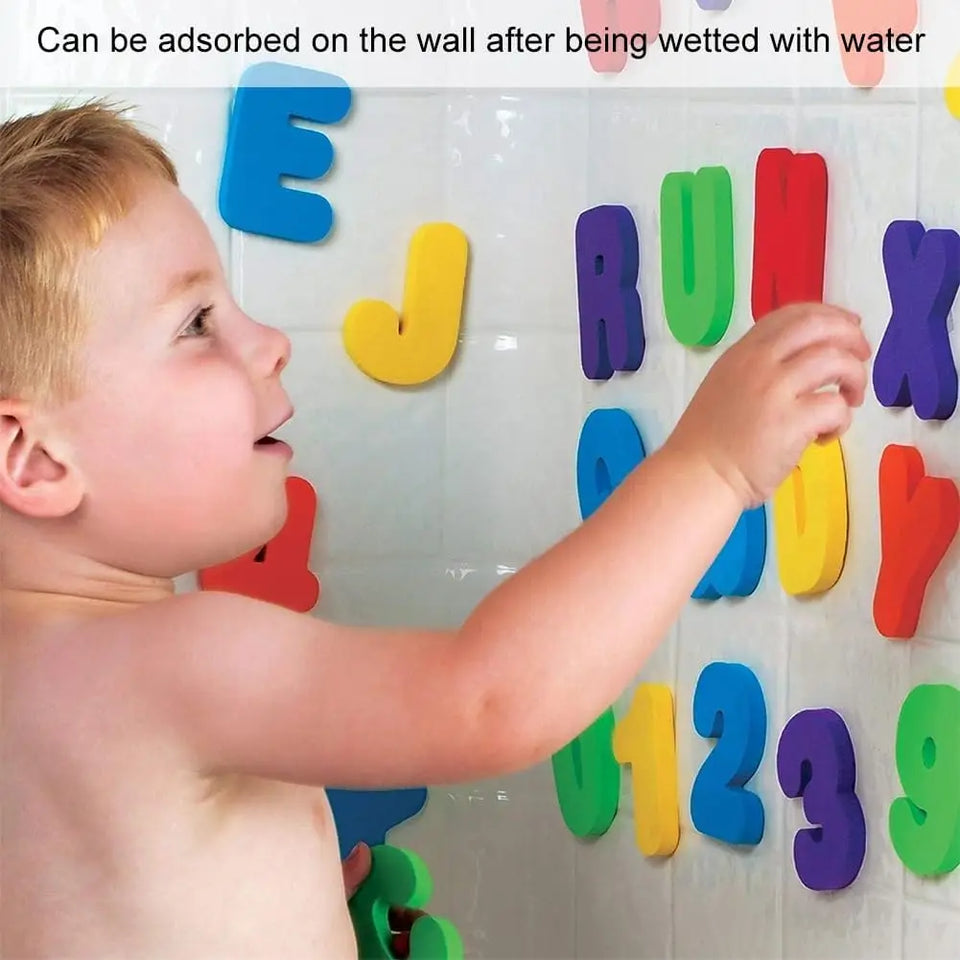 Colorful Bathing Letters™ - Leerzaam & Leuk - Kleurrijke Badletters
