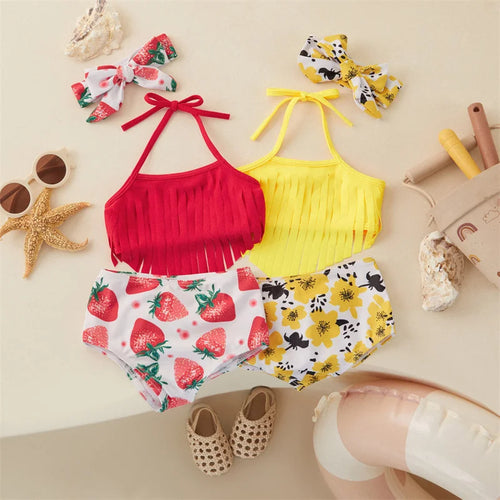 Mini Fashion™ - Meisjes Bikini (incl. Haarband)