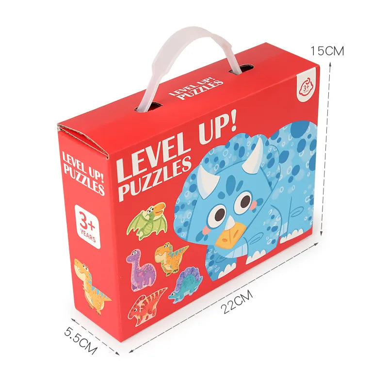Woods™ - Fijne Motoriek & Creatief - 6-in-1 Puzzel
