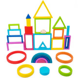 Woods™ - Kleurrijke Verkenningen - Regenboog Stapelspeelgoed