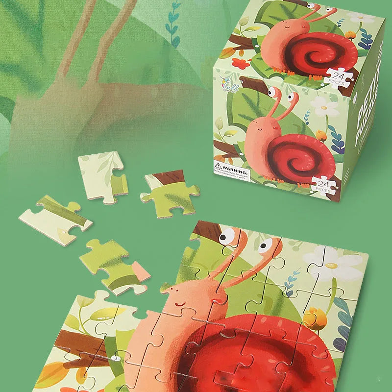 Tiny Brain Boost™ – Leren Met Plezier – Dieren Kinderpuzzel