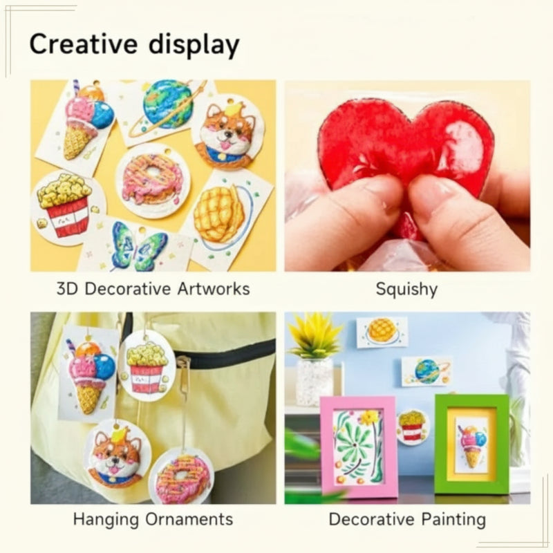 MagicFoam – Kleurrijk en creatief – Creatieve Textuurstift Set