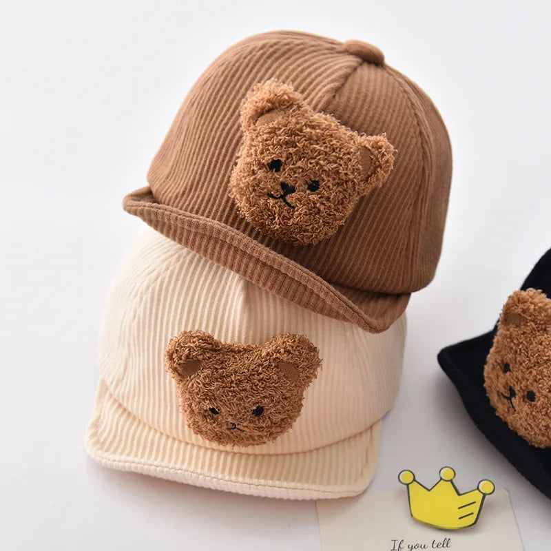 Mini Fashion - Stoer & Schattig - Corduroy Kinderpet Beertje