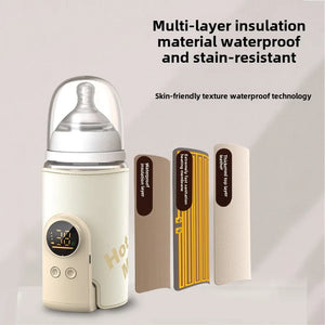SmartBottle - Altijd Warm & Klaar - Draadloze oplaadbare melkverwarmer