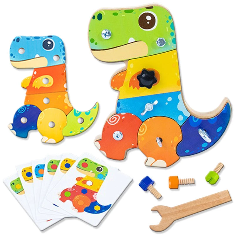 Dino Screwdriver Board™ - Draai & Ontdek - Sensorisch Speelgoed