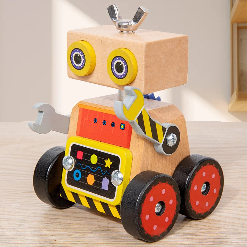 Woods™ - Bouw & Speel - Houten Constructie Robot