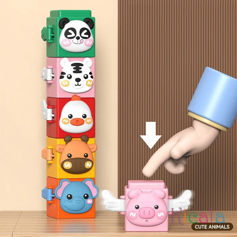 StackAnimals – Leuk & Educatief – Dieren Stapel Speelset