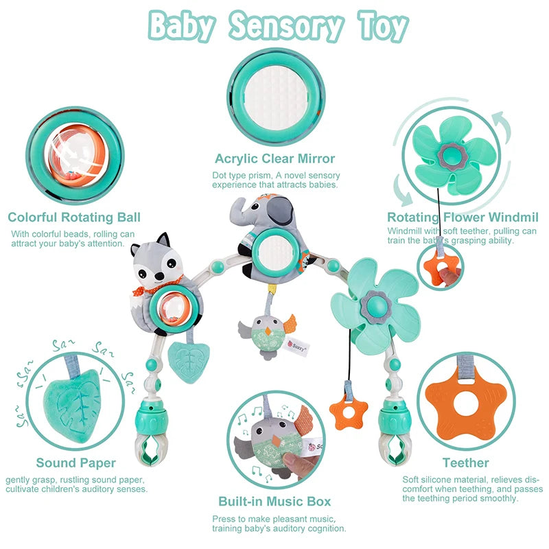 Tiny Tunes – Muzikaal & Mobiel – Kinderwagen Wagenspanner